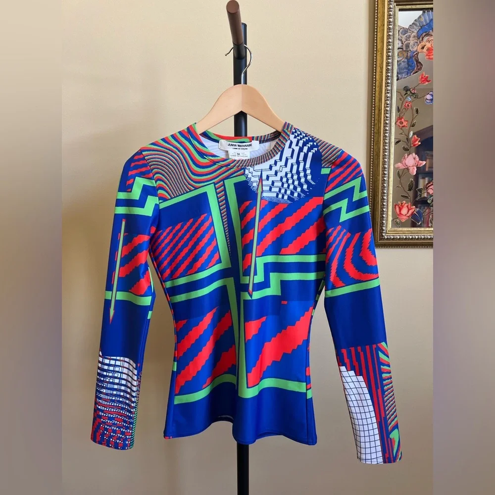 Junya Watanabe Top for Comme des Garcons Long Sleeves Multicolor Size M - Picture 4 of 14